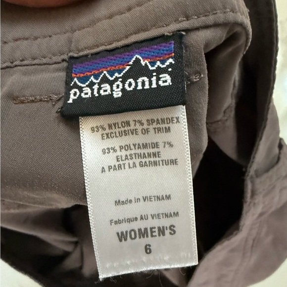 Patagonia Gray Cargo Shorts Lightweight Outdoor Essential Size 6 - Picture 9 of 9